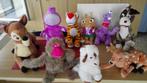 Knuffels 8 - beer, aap, ree, hond, tijger, hert Bambi, paars, Ophalen of Verzenden, Gebruikt, Beer