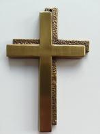 Crucifix en laiton, Antiquités & Art, Enlèvement ou Envoi