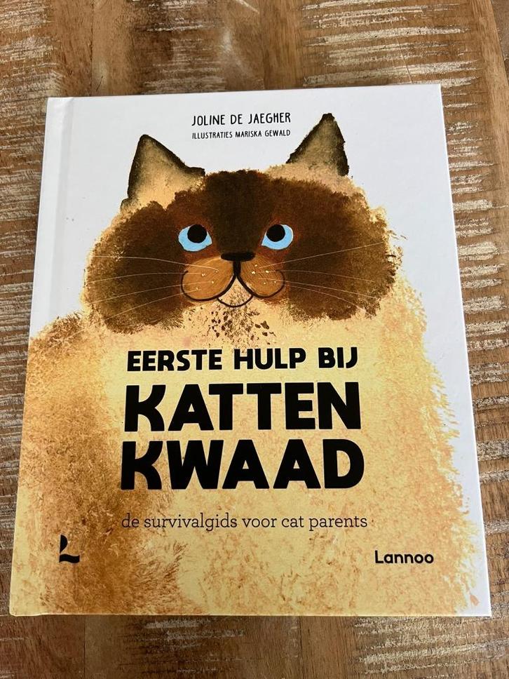 Eerste hulp bij Kattenkwaad -Joline de Jaegher, Boeken, Dieren en Huisdieren, Zo goed als nieuw, Katten, Ophalen of Verzenden