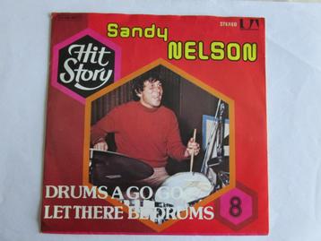 Sandy Nelson : Drums a go go & Let there be drums . beschikbaar voor biedingen