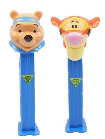 2 PEZ dispensers Winnie the Pooh + Tijgetje (Tigger) beschikbaar voor biedingen