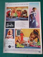 Barbie - publicité papier - 1965, Collections, Marques & Objets publicitaires, Autres types, Utilisé, Enlèvement ou Envoi