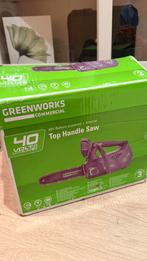 G Greenworks gd40tcs 40v kettingzaag 10 1/4 58dl 25cm, Ophalen, Nieuw, Kettingzaag