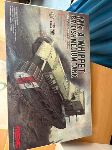 Meng 1/35 Mk. a Whippet beschikbaar voor biedingen