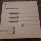 APPLE : CÂBLE AV COMPOSITE*NEUF*INUTILISÉ*, Informatique & Logiciels, Apple iPad Tablettes, Enlèvement, Neuf, Autres modèles