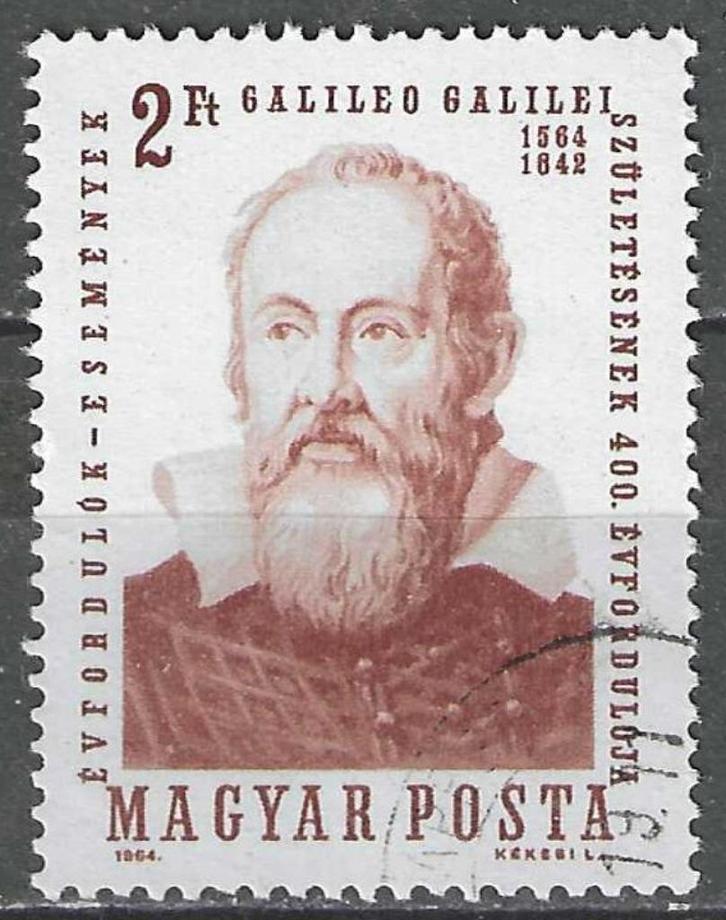 Hongarije 1964 - Yvert 1641 - Galileo Galilei (ST), Postzegels en Munten, Postzegels | Europa | Hongarije, Verzenden