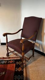Eiken armstoel | Ridderstoel | Mooi houtsnijwerk, Antiek en Kunst, Ophalen