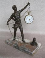 dubbele porte-montre Romein, Antiek en Kunst, Antiek | Klokken, Ophalen