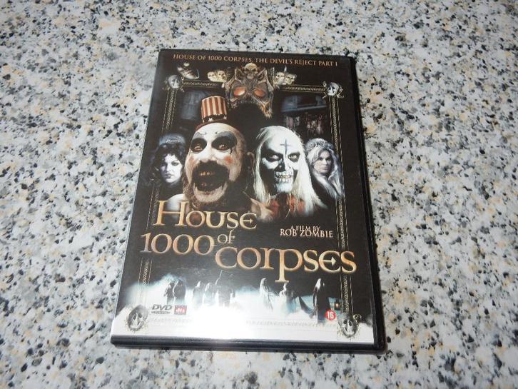 nr.2451- Dvd: house of 1000 corpses - horror, CD & DVD, DVD | Horreur, À partir de 16 ans, Enlèvement ou Envoi