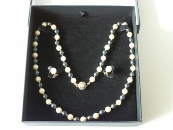 Akoya parel jewelen. Zilver. 925. beschikbaar voor biedingen