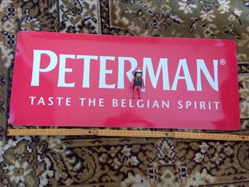 652) reclamebord Peterman Jenever beschikbaar voor biedingen