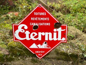 Emaillebord Eternit beschikbaar voor biedingen