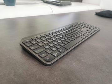 Claviers Logitech MX Keys S Graphite AZERTY, Azerty, Comme neuf, Enlèvement, Logitech MX