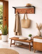 Prachtige XL midcentury 'Boomerang' wandkapstok, Enlèvement ou Envoi, Utilisé, Métal, Portemanteau mural