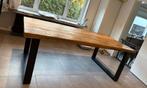 Eettafel mangohout, Huis en Inrichting, Ophalen, Zo goed als nieuw, Vijf personen of meer, Rechthoekig