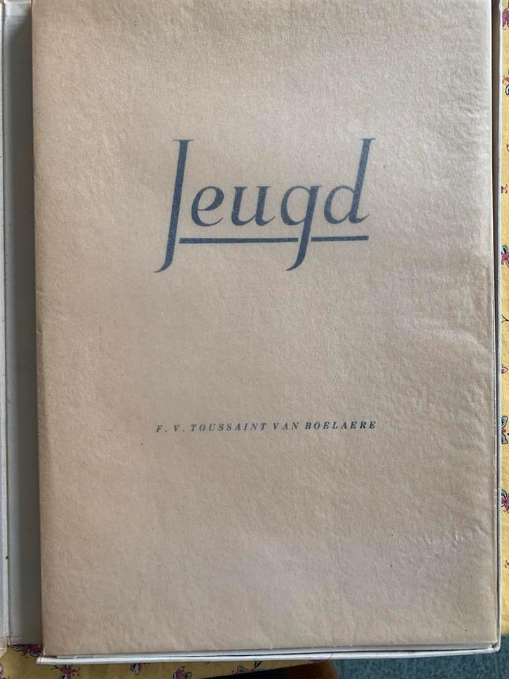 Toussaint Van Boelaere (Joris Minne) - boek “Jeugd”, Antiek en Kunst, Antiek | Boeken en Manuscripten, Ophalen of Verzenden