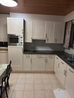 Witte L-Keuken, oven, dampkap, vaatwasmachine, glazen kast, Huis en Inrichting, Ophalen, Gebruikt, Wit, Hoekkeuken
