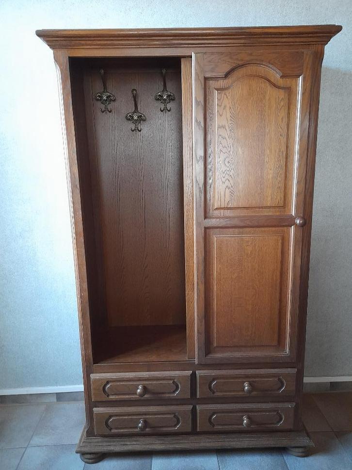 Halkast, Huis en Inrichting, Kasten | Kleerkasten, Gebruikt, Met lade(s), Met hangruimte, Ophalen