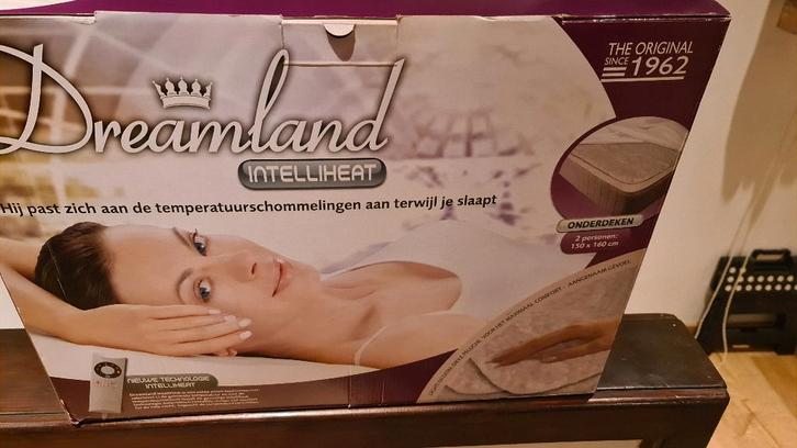 Elektrisch onderdeken, Huis en Inrichting, Slaapkamer | Beddengoed, Zo goed als nieuw, Deken of Dekbed, Tweepersoons, Wit, Ophalen