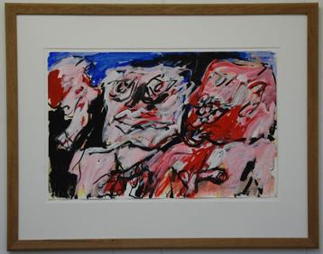 Jan Sierhuis origineel gouache 1968 beschikbaar voor biedingen