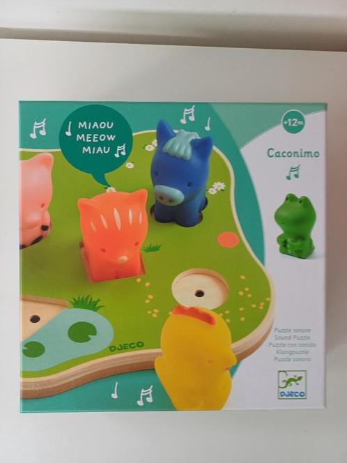 Nieuwe puzzel DJECO Caconimo, Kinderen en Baby's, Speelgoed | Kinderpuzzels, Nieuw, 6 maanden tot 2 jaar, Minder dan 10 stukjes
