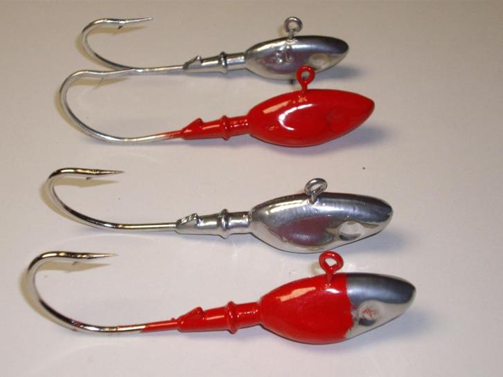 in 90 en 120gr Dorschbomp loodkoppen in chroom of kleur, Watersport en Boten, Hengelsport | Zeevissen, Nieuw, Dobber of Lood, Ophalen of Verzenden