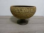 Keramiek vaas /schaal in Berkenbast ('60) 22cm h 30cm diam., Antiek en Kunst, Ophalen of Verzenden