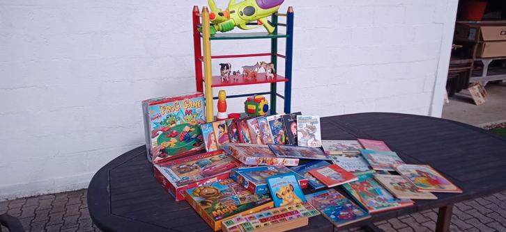 Lot 2 de jouets/livres/DVD jeunes enfants, Kinderen en Baby's, Speelgoed | Educatief en Creatief, Gebruikt, Puzzelen, Ophalen