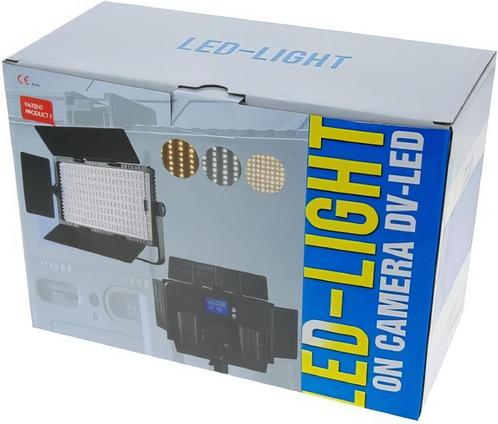 Falcon Eyes LED Lamp Set Dimbaar DV-605CT-K2 incl. Accus, Audio, Tv en Foto, Fotografie | Fotostudio en Toebehoren, Zo goed als nieuw