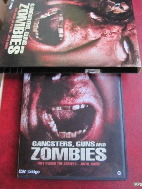 Gangsters, Guns and Zombies (2012) in speciale schuifhoes, Cd's en Dvd's, Dvd's | Horror, Zo goed als nieuw, Overige genres, Boxset