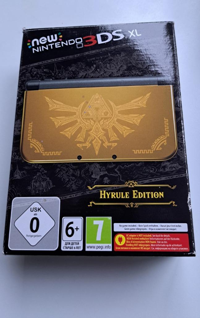 Nintendo New 3dsxl - Hyrule editie  - in nieuwstaat, Games en Spelcomputers, Spelcomputers | Nintendo 2DS en 3DS, Zo goed als nieuw