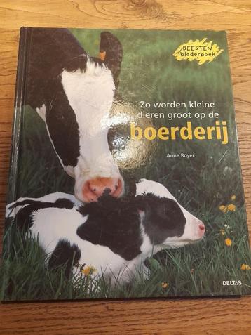 kinderboek "Zo worden kleine dieren groot op de boerderij"