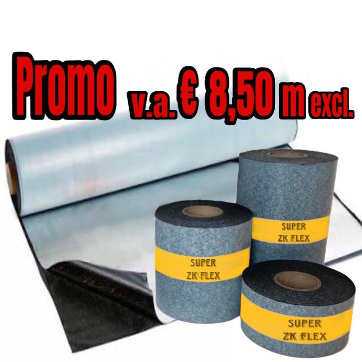 SUPER DEAL | ZELFKLEVENDE EPDM 1,3mm, Bricolage & Construction, Tuiles & Revêtements de toit, Neuf, Membrane goudronnée, Autres matériaux