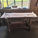 Oude industriele werkbank etabli werktafel, Doe-het-zelf en Bouw, Werkbanken, Ophalen, Zo goed als nieuw