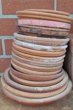 Terracotta bloemschalen, Tuin en Terras, Ophalen, Zo goed als nieuw, Terracotta
