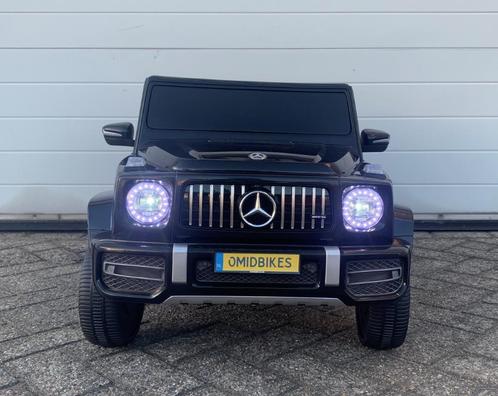 Mercedes G63 AMG 12v Metallic zwart Bluetooth / Afst. NIEU, Kinderen en Baby's, Speelgoed | Buiten | Voertuigen en Loopfietsen