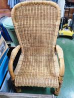 Fauteuil en rotin naturel, Jardin & Terrasse, Enlèvement, Utilisé, Rotin