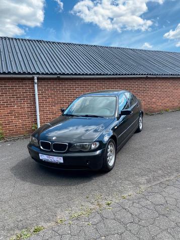 Bmw 3reeks e46 benzine 316i met keuring, Auto's, 4 deurs, Stof, Zwart, Zwart