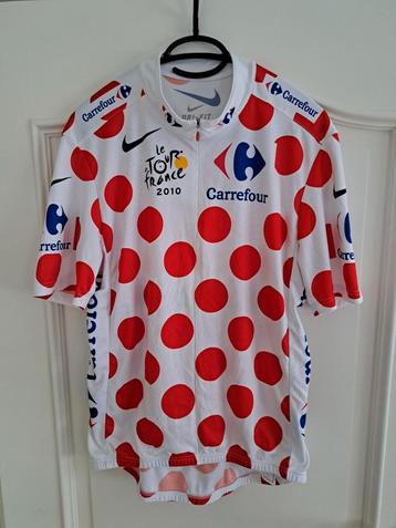 Maillot à pois Tour de France 2010 taille L