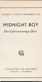 George Agnew Chamberlain “Midnight boy, Boeken, Ophalen of Verzenden, Zo goed als nieuw, België