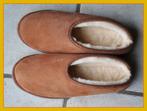 Giesswein Pantoffels met Schapenwol - maat 42  - NIEUW !!!, Kleding | Heren, Schoenen, Bruin, Verzenden, Nieuw, Pantoffels of Sloffen