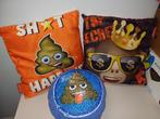 Emoji kussens en knuffels, Kinderen en Baby's, Speelgoed | Knuffels en Pluche, Ophalen of Verzenden, Zo goed als nieuw
