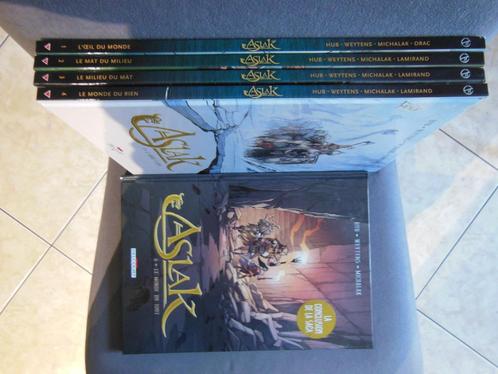 Lot BD Aslak 1 à 4 + 6, Boeken, Stripverhalen, Gelezen, Ophalen of Verzenden