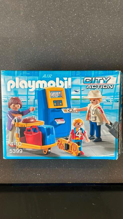 Playmobil - Vakantiegangers aan incheckbalie, Kinderen en Baby's, Speelgoed | Playmobil, Zo goed als nieuw, Complete set, Ophalen of Verzenden