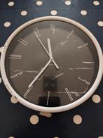 wandklok quartz rond wit 20 cm, Enlèvement, Horloge murale