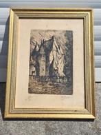 gravure signe kurt peiser, Ophalen of Verzenden