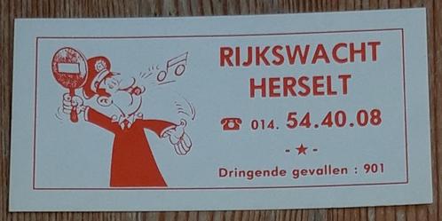 Jean-Pol sticker Rijkswacht Herstelt Kramikske Annie Peter, Collections, Autocollants, Comme neuf, Bande dessinée ou Dessin animé