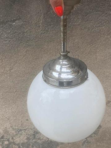 Art deco plafondlamp glas  beschikbaar voor biedingen