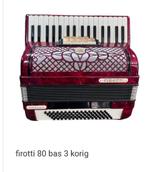 Firotti 80 bass, Muziek en Instrumenten, Accordeons, Ophalen, Zo goed als nieuw