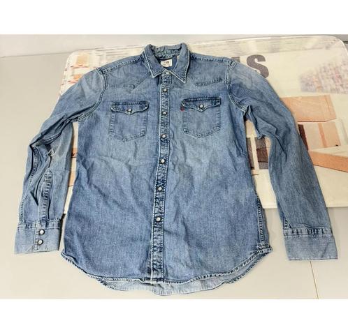 Levi’s levis M spijkerjack spijker overhemd vest jack heren, Kleding | Heren, Overhemden, Zo goed als nieuw, Halswijdte 39/40 (M)